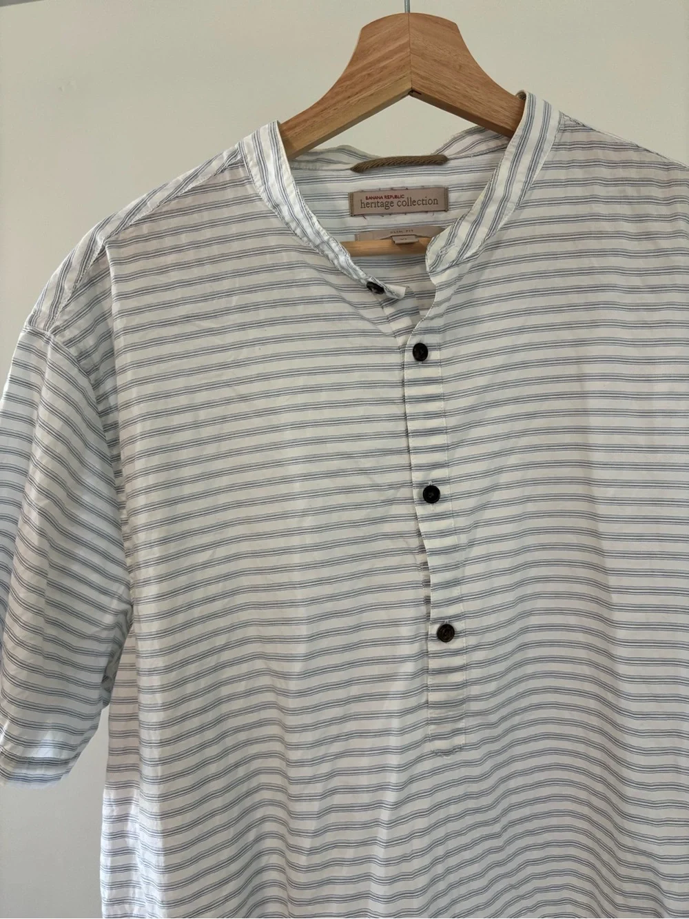 Banana Republic heritage collection striped shirt | 100% cotton | size XL slim